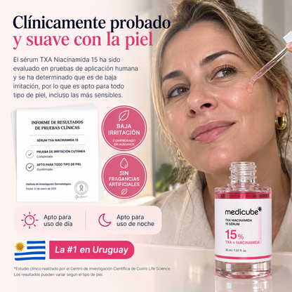 Sérum medicube - Ácido Tranexámico + Niacinamida - 30ml.