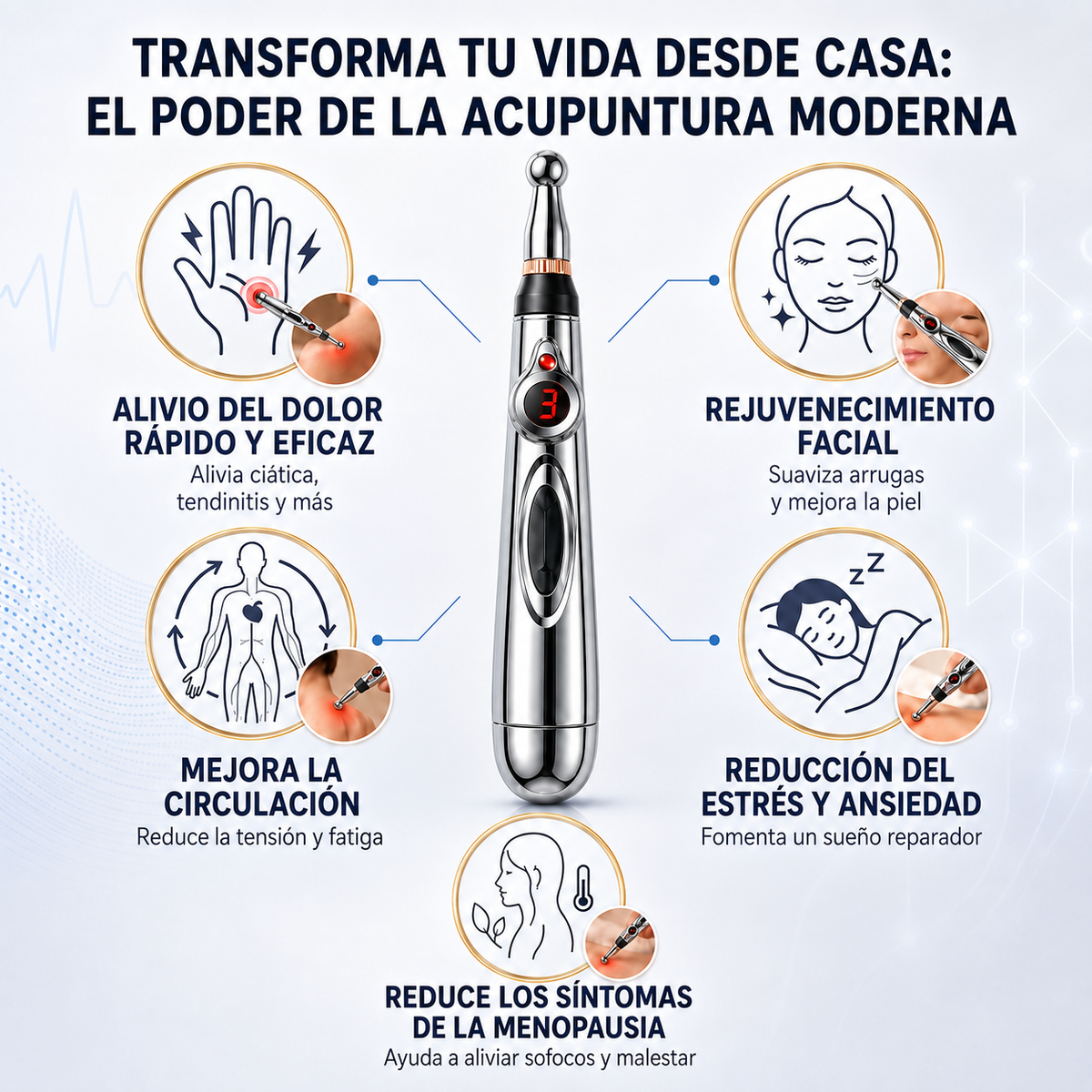AcuPulse Pro™ - Masajeador terapéutico de alta eficiencia