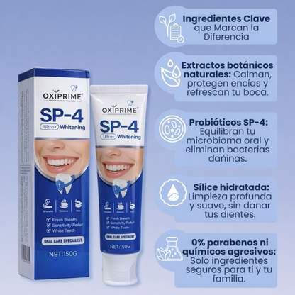 Sistema Dental Avanzado SP-4™ Volvé a sonreír sin vergüenza desde el primer uso