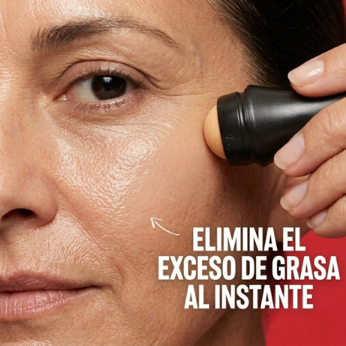 VolcanicRoll™ - Rodillo facial de piedra volcánica