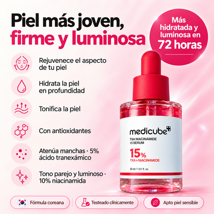 Sérum medicube - Ácido Tranexámico + Niacinamida - 30ml.