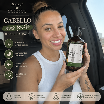 Organic Repair™ Shampoo para la caída severa de cabello. 500ml.