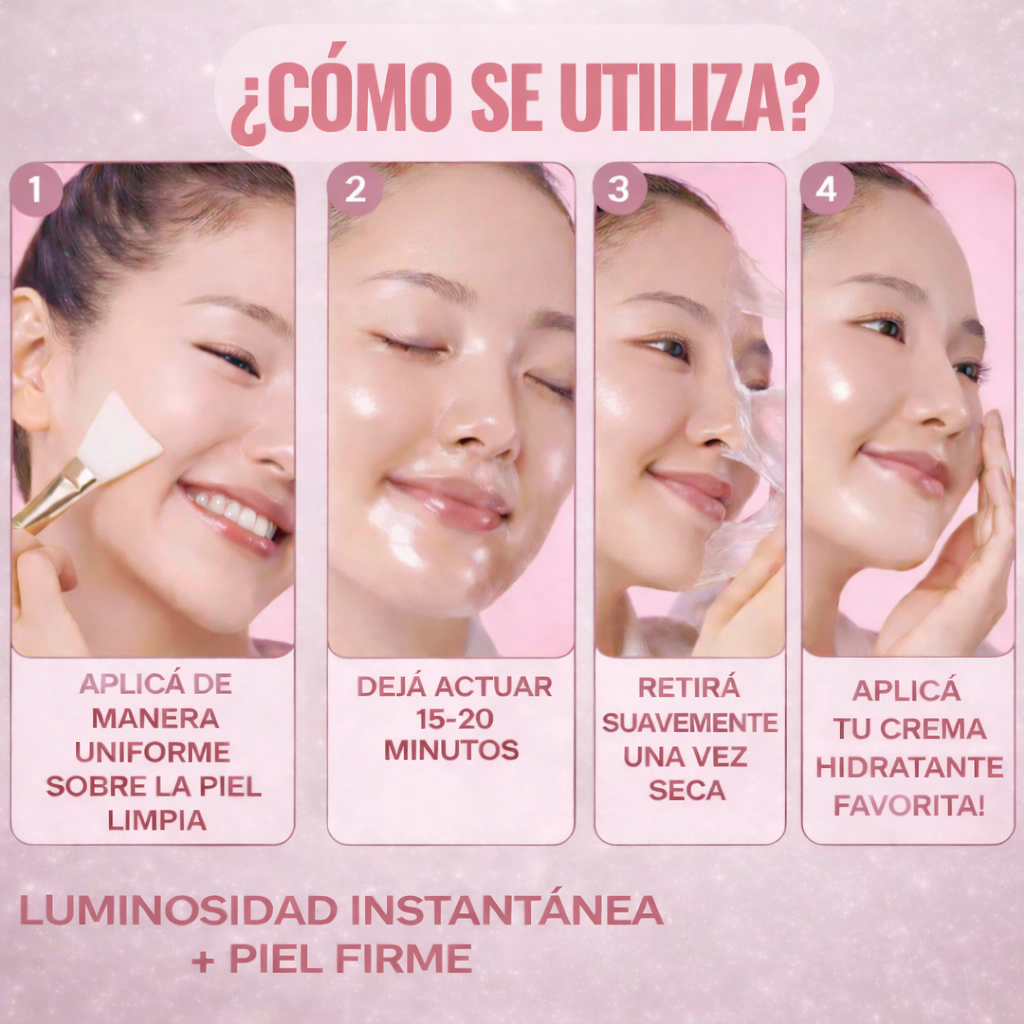 Collagen Pro™ – Máscara Facial de Colágeno Avanzado