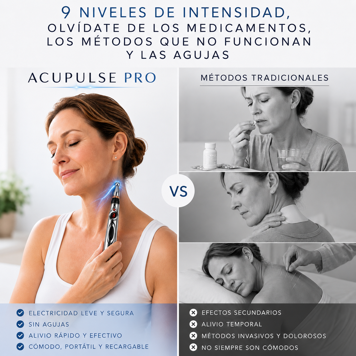 AcuPulse Pro™ - Masajeador terapéutico de alta eficiencia