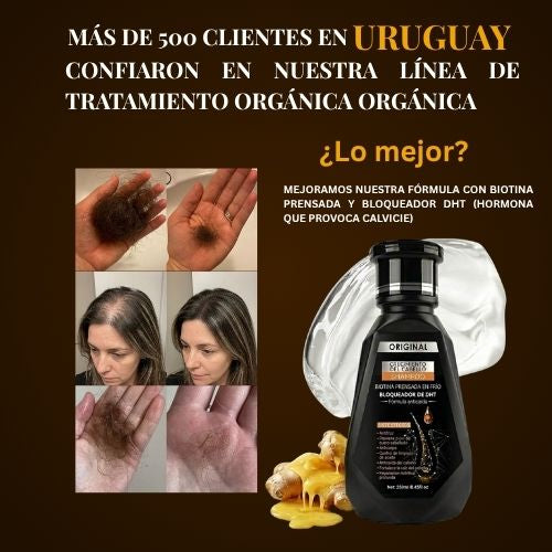 Organic Repair™ Shampoo para la caída severa de cabello.